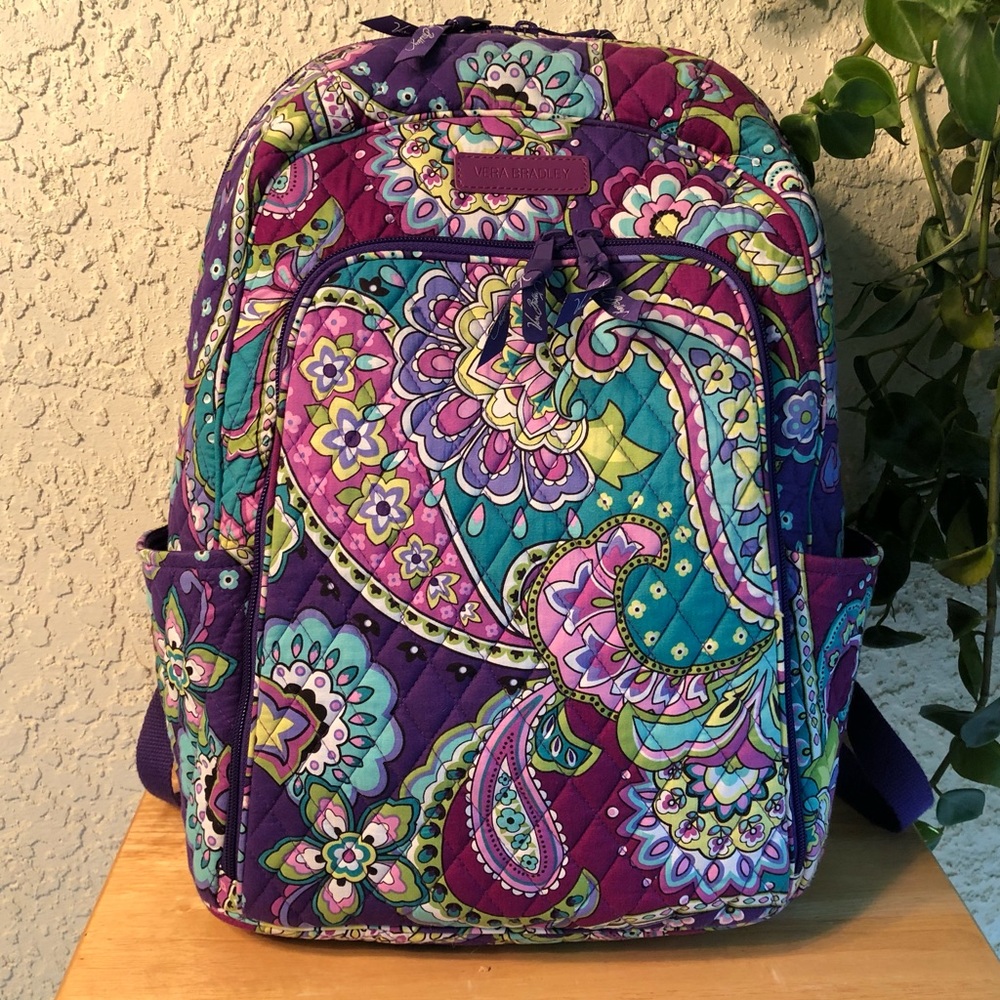 Vera Bradley Heather Collection Laptop Backpack